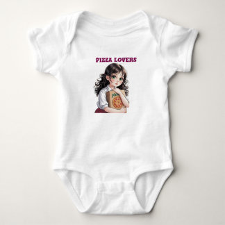 Body Para Bebê Amantes de pizza