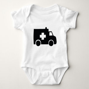 Body Para Bebê ambulância