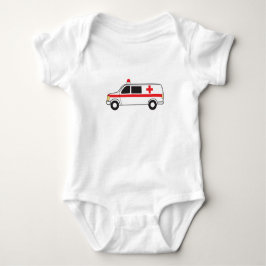 Body Para Bebê Ambulância