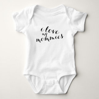 Body Para Bebê Ame meu Bodysuit das mamãs
