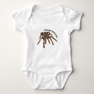 Body Para Bebê Ame meu Tarantula
