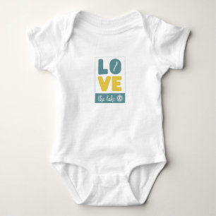 Body Para Bebê Ame o lago Baby