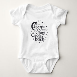 Body Para Bebê Ame-te à Lua e Volta