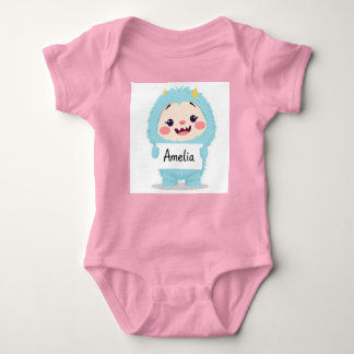 Body Para Bebê Amelia's Super Sweet Monster