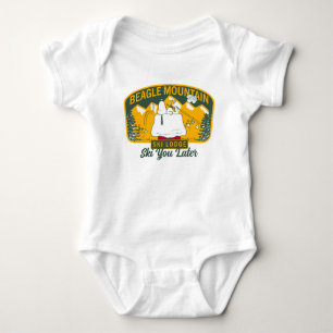 Body Para Bebê Amendoins   Boca-Esqui De Montanha