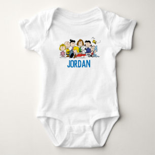 Body Para Bebê Amendoins Charlie Brown e Gang Adicione seu no