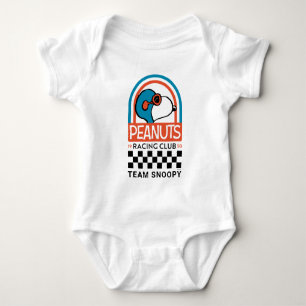 Body Para Bebê Amendoins   Clube da Corrida de Snoopy