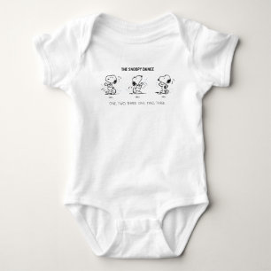 Body Para Bebê Amendoins   Dança De Snoopy