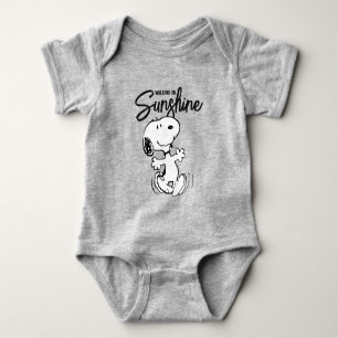Body Para Bebê Amendoins Dança Snoopy