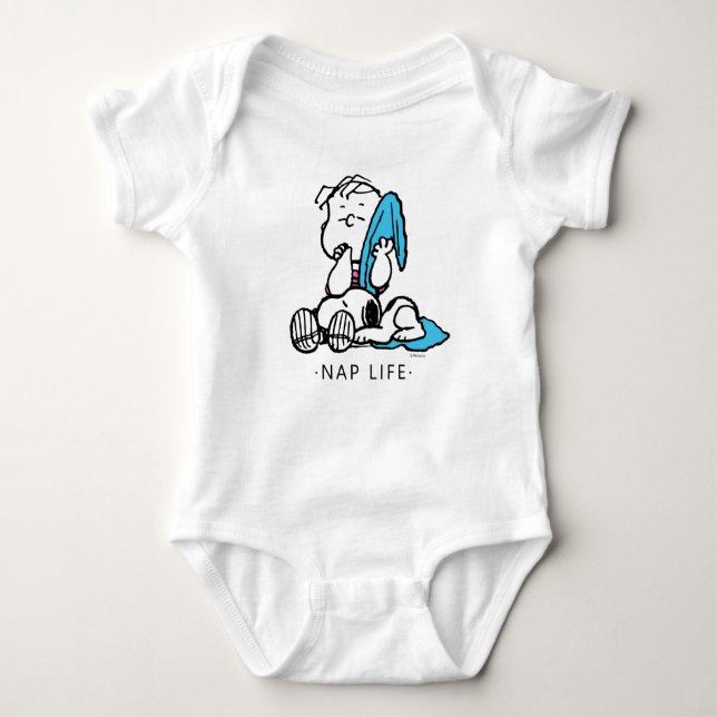 Body Para Bebê Amendoins | Linus & Snoopy (Frente)