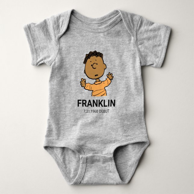 Body Para Bebê Amendoins | Olhar de Franklin (Frente)