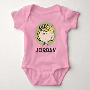 Body Para Bebê Amendoins   Rostos de Sally