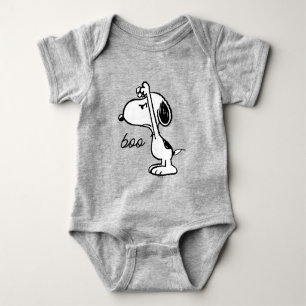 Body Para Bebê Amendoins   Snoopy Assustou-O