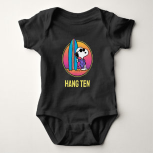 Body Para Bebê Amendoins Snoopy Beach Beagle