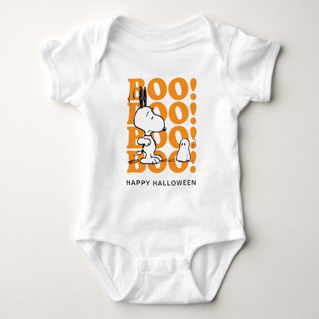 Body Para Bebê Amendoins | Snoopy & Boos (Frente)