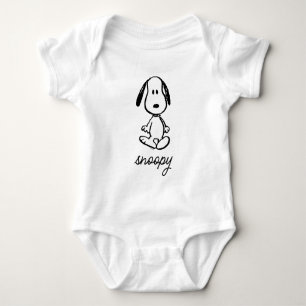 Body Para Bebê Amendoins   Snoopy de altura