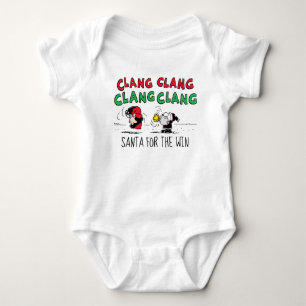 Body Para Bebê Amendoins   Snoopy Santa Claus & Lucy