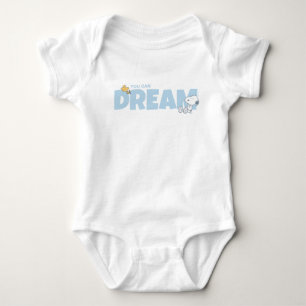 Body Para Bebê Amendoins   Sonho de Snoopy & Woodstock