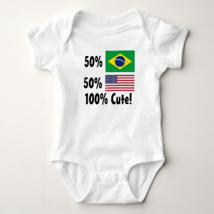 Body Para Bebê Americano 100% do brasileiro 50% de 50% bonito