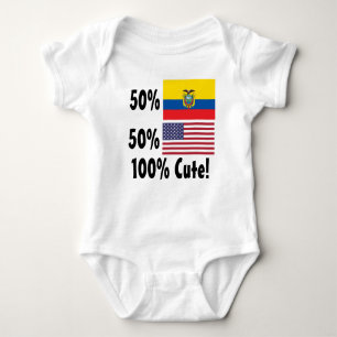 Body Para Bebê Americano 100% do Ecuadorian 50% de 50% bonito