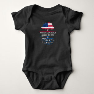 Body Para Bebê Americano crescido com design da piscina das