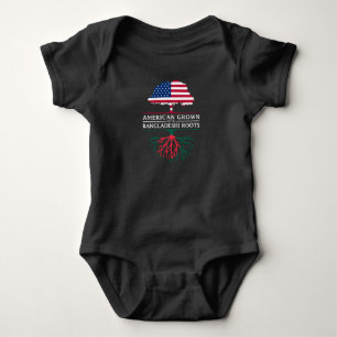 Body Para Bebê Americano crescido com raizes bengalis