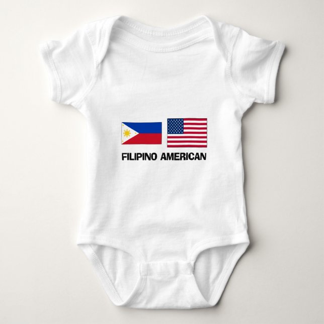 Body Para Bebê Americano filipino (Frente)
