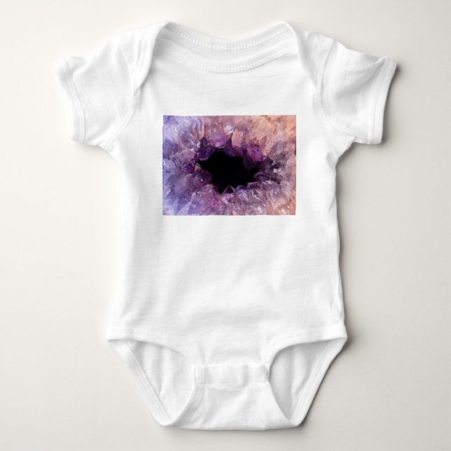 Body Para Bebê Ametist roxo (Frente)