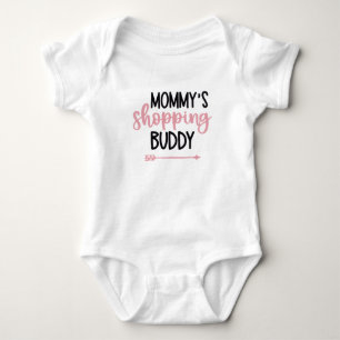 Body Para Bebê Amiga de compras da mamãe