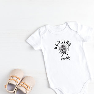 Body Para Bebê Amigo de caça personalizado