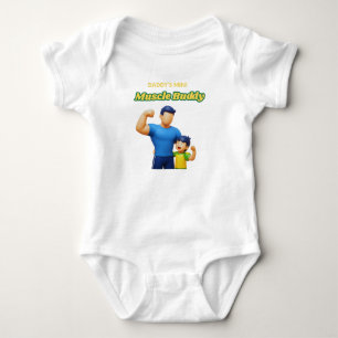 Body Para Bebê Amigo Musculoso do Papai