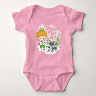 Body Para Bebê Amigo, o Elf, alguém precisa de um abraço?
