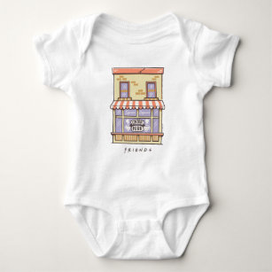 Body Para Bebê AMIGOS™   Compro de Café de Cartoon Central Perk