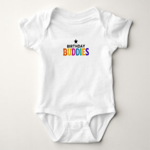 Body Para Bebê Amigos de aniversário