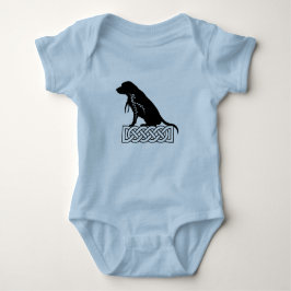 Body Para Bebê Amigos de Loki: Beagle Mickey Black