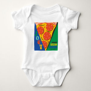 Body Para Bebê AMIGOS™ Joey não compartilha Comida - Pizza Grap