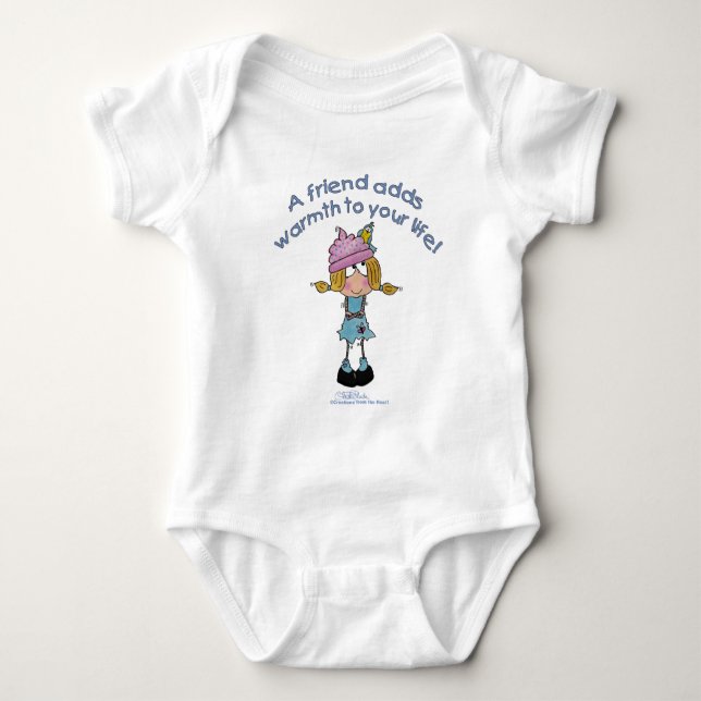 Body Para Bebê Amigos Quentes! (Frente)