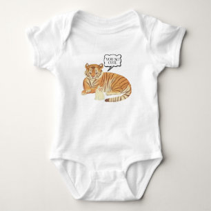 Body Para Bebê Amizade a Tigre e Bunny - Figuras
