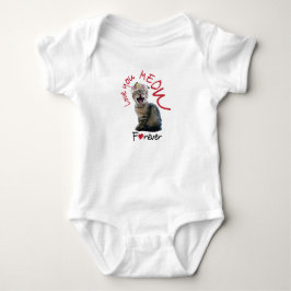 Body Para Bebê Amo Você MEOW para sempre