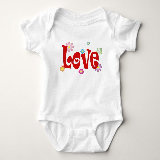 Body Para Bebê Amor (Frente)