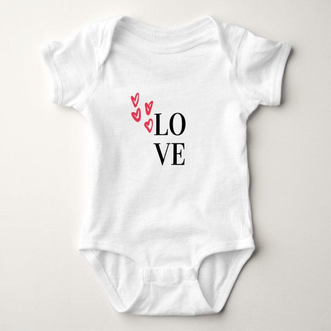 Body Para Bebê Amor (Frente)