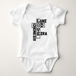 Body Para Bebê Amor a Deus Espada Bíblica Unisex