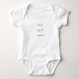 Body Para Bebê Amor Além da Medida Bíblia Cristã Bodysuit