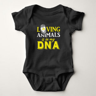 Body Para Bebê Amor Animal é meu DNA Veganismo Pet