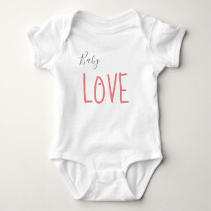 Body Para Bebê Amor Bebê Coração