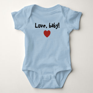 Body Para Bebê Amor, bebê! Cripador-rapazes