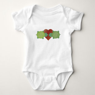 Body Para Bebê Amor com Tartaruga