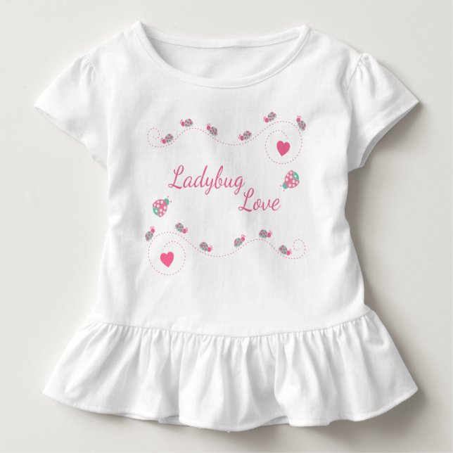 Body Para Bebê Amor Cute Ladybug (Frente)