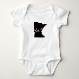 Body Para Bebê Amor de Minnesota!  Presentes para amantes do