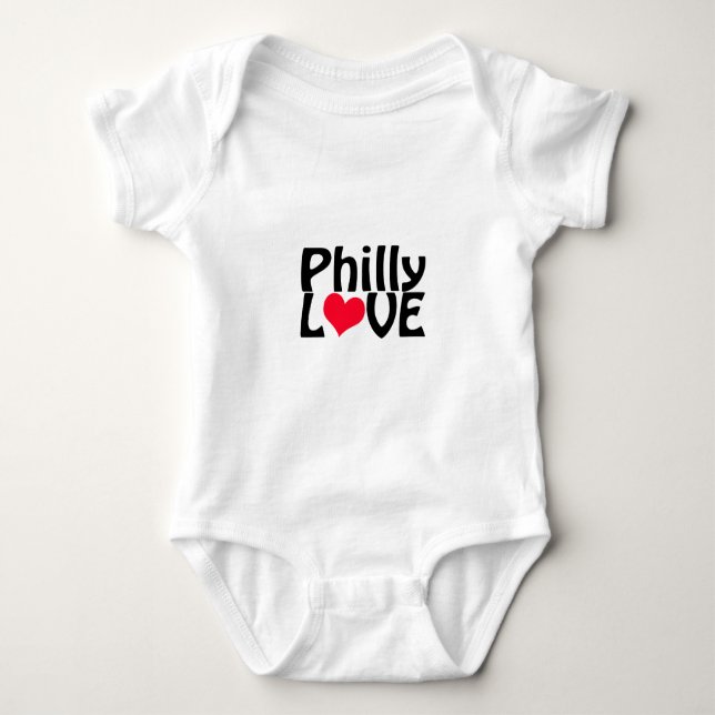 Body Para Bebê Amor de Philly (Frente)